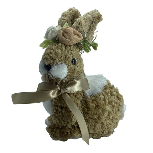 Jo-Ann Bloom Room Spring Floral Critter Bunny Rabbit Figurine Decor NWT NEW - Picture 1 of 8